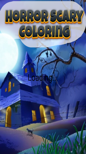 coloring scary horror Screenshot 1