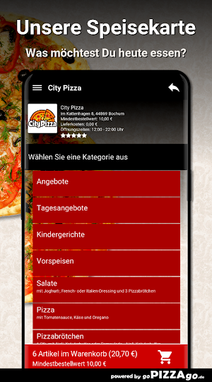 City Pizza Bochum Screenshot 3