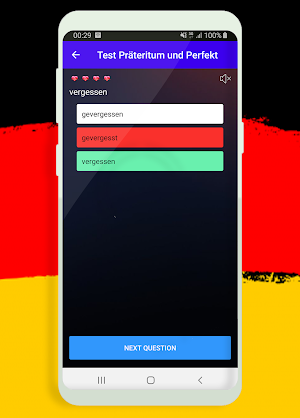 Test Präteritum und Perfekt Screenshot 2