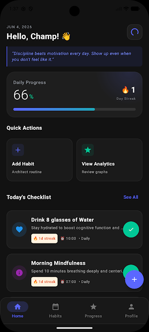 Daily Habit Tracker Screenshot 1
