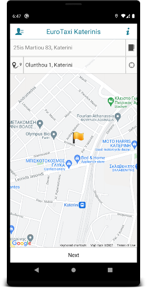 EuroTaxi Κατερίνης Screenshot 2