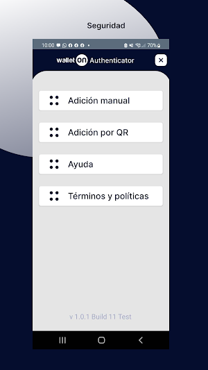 WalletOn Authenticator Screenshot 1