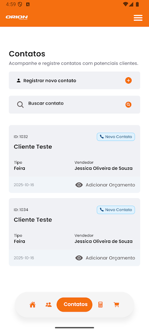 Orion Pedidos Screenshot 3