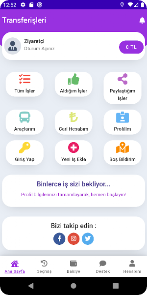 Transfer İşleri Screenshot 3