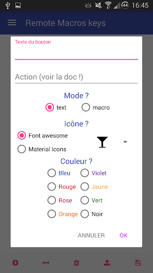 Remote Macro Keys Screenshot 1