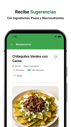 RecetarioVivo Screenshot 3