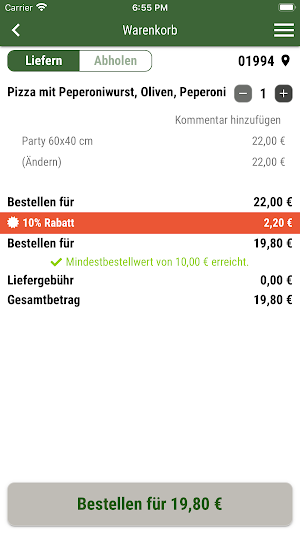 City Pizza Großräschen Screenshot 1