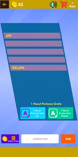 Kuis Kata Berkait Screenshot 1