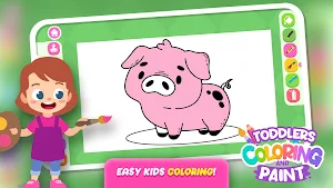 Toddlers Coloring Games Paint Screenshot 2
