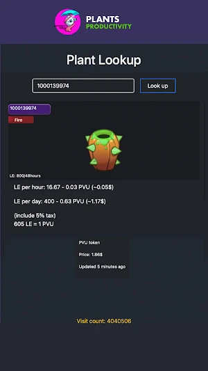 PVU Price for Plants vs Undead Screenshot 3
