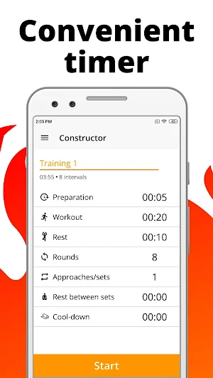 Tabata Timer 🕒 Interval Timer for HIIT Workout Screenshot 0