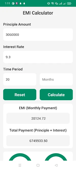 LoanLend - EMI Loan Calculator Screenshot 2