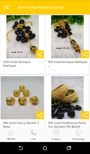 Parin Orna - Gold Jewelry Wholesaler Design App Screenshot 2