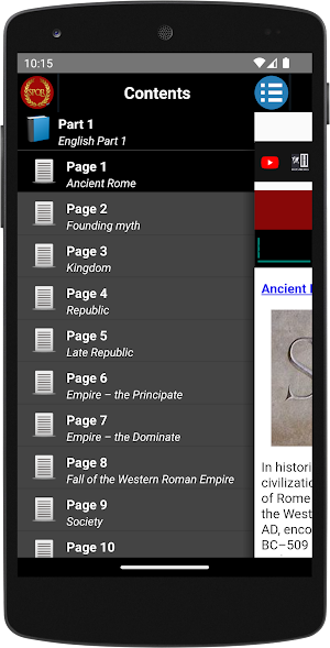 Ancient Rome History Screenshot 0