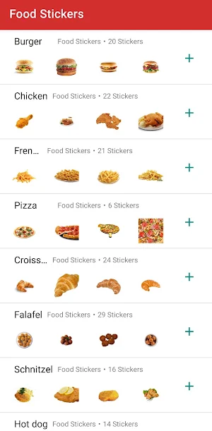 Food Stickers for chatting WA Screenshot 3