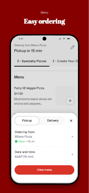 Milano Pizza To Go Screenshot 2