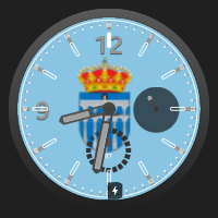 Esfera bandera de Oviedo