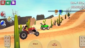 Mountain Climb Racing Car Game Screenshot 0