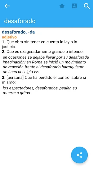 VOX General Spanish Language Dictionary Screenshot 0