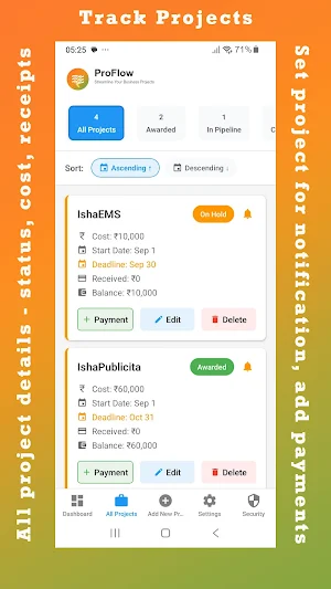 ProFlow Screenshot 3