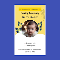 Naming Ceremony Invitation