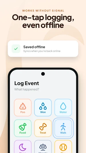 PupSavvy: Dog Care & Sync Log Screenshot 2