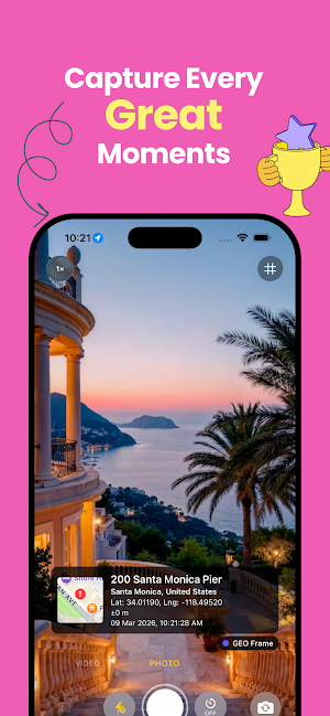 GPS Map Camera - GeoFrame Screenshot 2