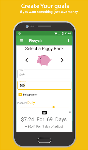 Save Money : piggy bank (piggysh) Screenshot 1