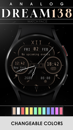 Dream 138 Classic Watch Face Screenshot 2
