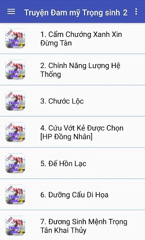 Truyện Đam mỹ Trọng sinh offline 2020 - phần 2 Screenshot 2