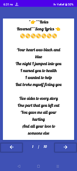 Mimi Webb Song Lyrics Book Screenshot 3