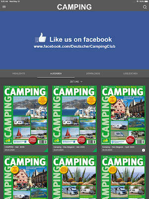 CAMPING-E-Paper Screenshot 1
