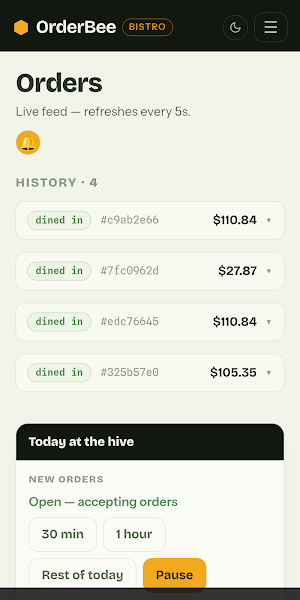 OrderBee Business Screenshot 0