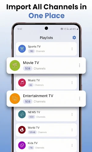 Smart IPTV Player - Live TV Screenshot 1