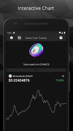 Samo Coin Portfolio Tracker Screenshot 3