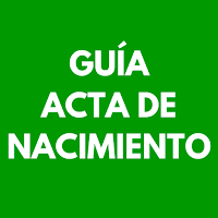 Guía Acta de Nacimiento