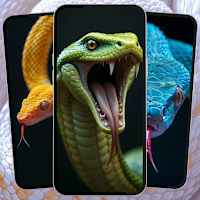 Viper Snakes Wallpaper 4K