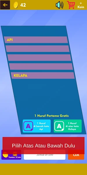Kuis Kata Berkait Screenshot 2