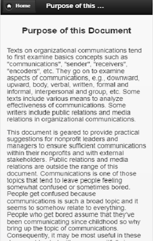 Internal organization communication Screenshot 2