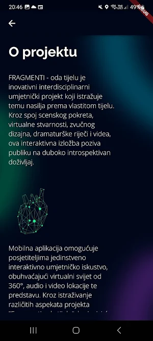 FRAGMENTI - oda tijelu Screenshot 2