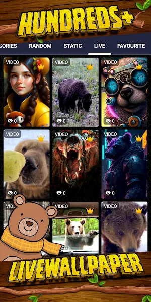 bear wallpaper Screenshot 2
