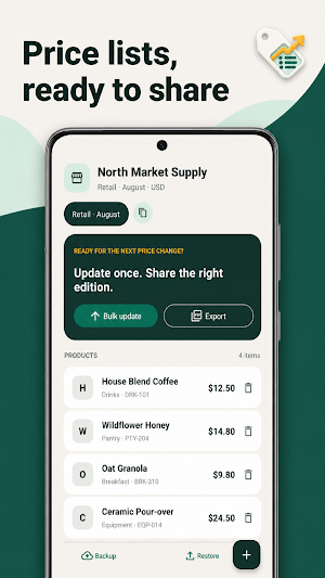 Price List Maker Screenshot 0