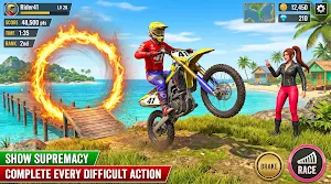 Nexplay Sky Bike Stunt Game Screenshot 3