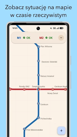 MetroRadar - Warszawskie Metro Screenshot 1