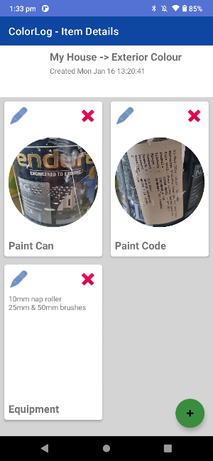 ColorLog Screenshot 2
