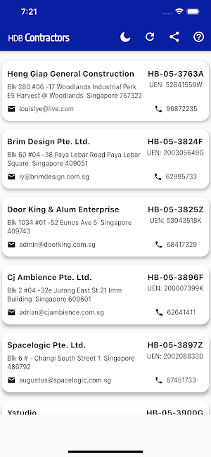 Contractors @ SG Screenshot 1