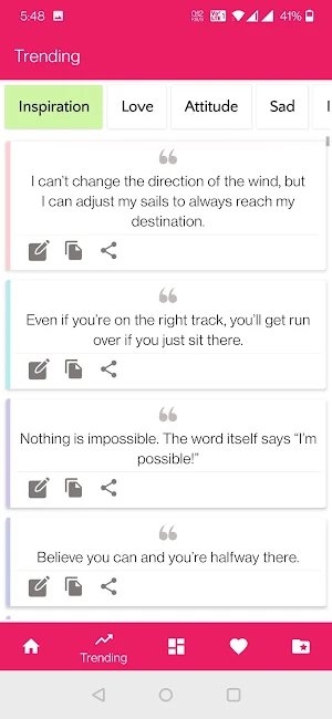 Simple Quotes Creator Screenshot 1