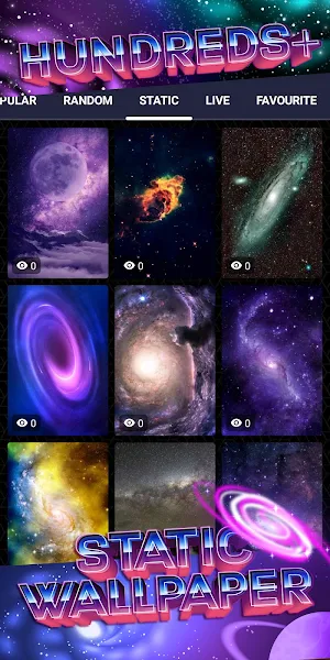galaxy wallpaper Screenshot 3