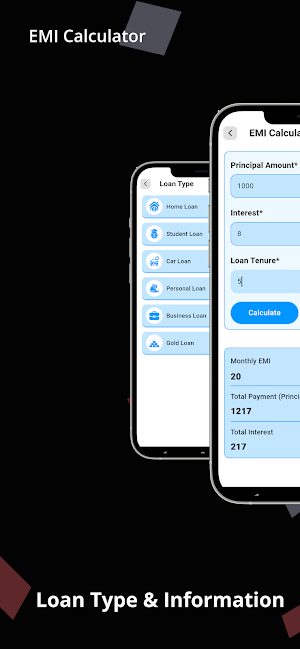 Loancash - EMI Loan Calculator Screenshot 2