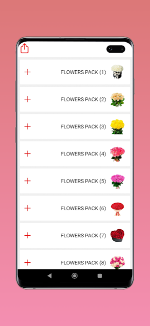 Flowers Stickers for Whatsapp Screenshot 1